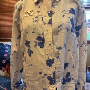 Cold water Creek size small up cycle, thin jacket